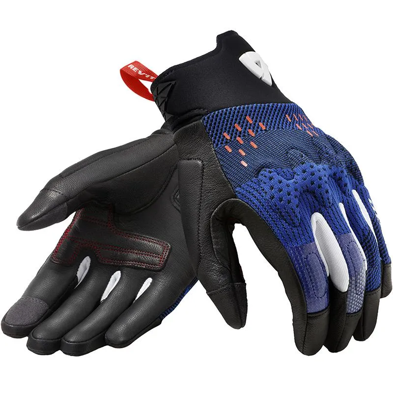 Gants Kinetic REVIT Bleu Noir - MAXXESS.FR, Gants moto été