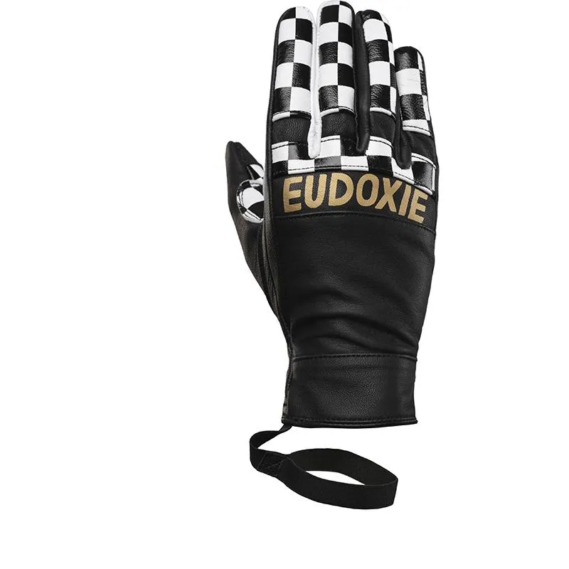 Gants LIZZY GOLD EUDOXIE noir/blanc/doré - MAXXESS.FR, Gants moto été