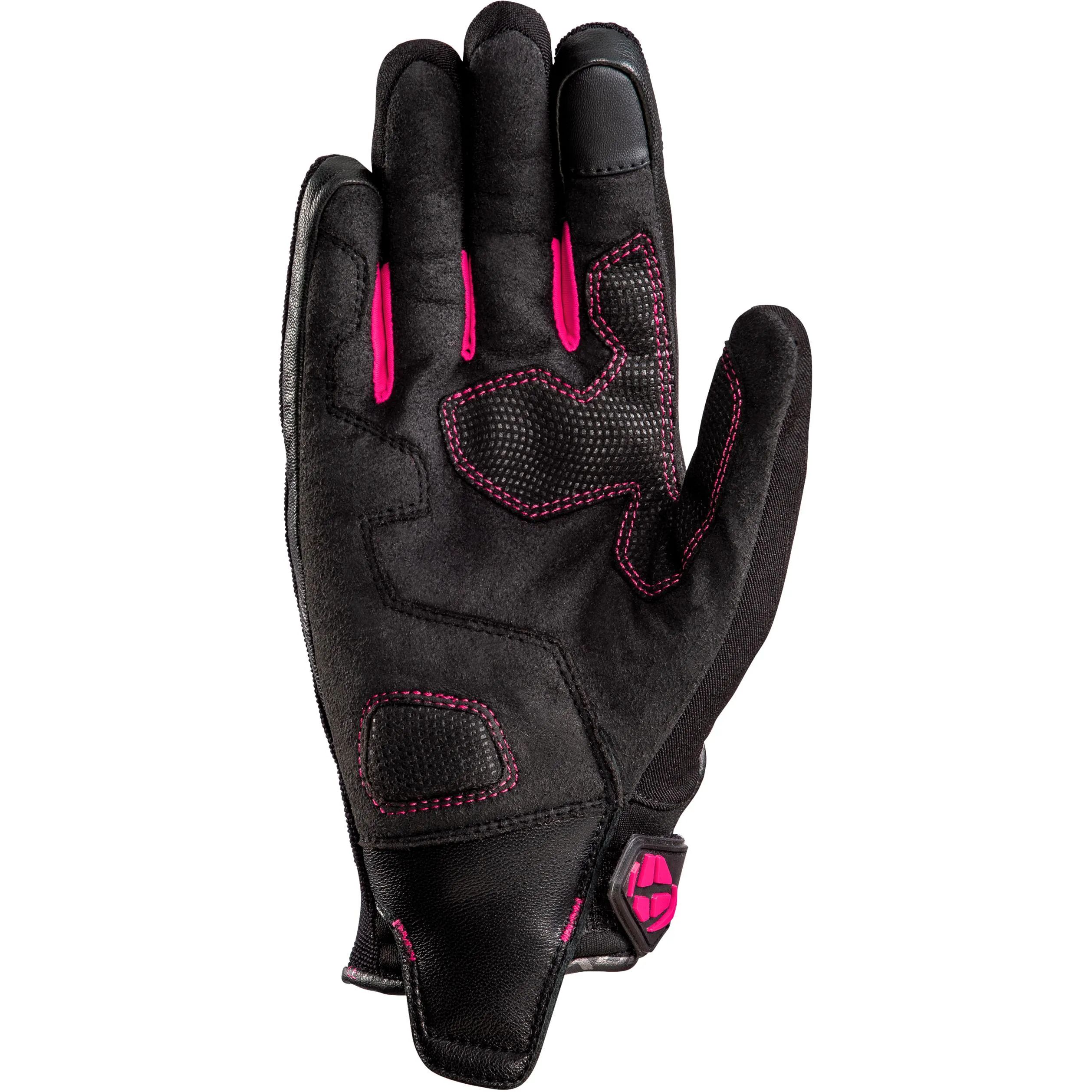 Gants RS SPRING IXON Noir/Fuschia - MAXXESS.FR, Gants moto mi-saison