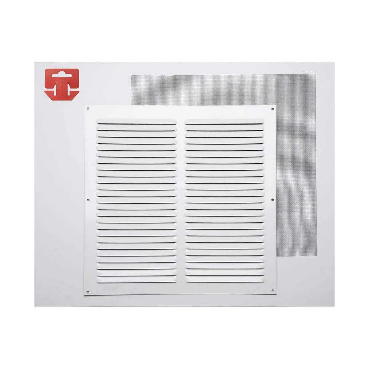 Grille d'aération avec moustiquaire 30x30 cm