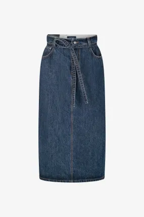 Jupe midi en denim Terni