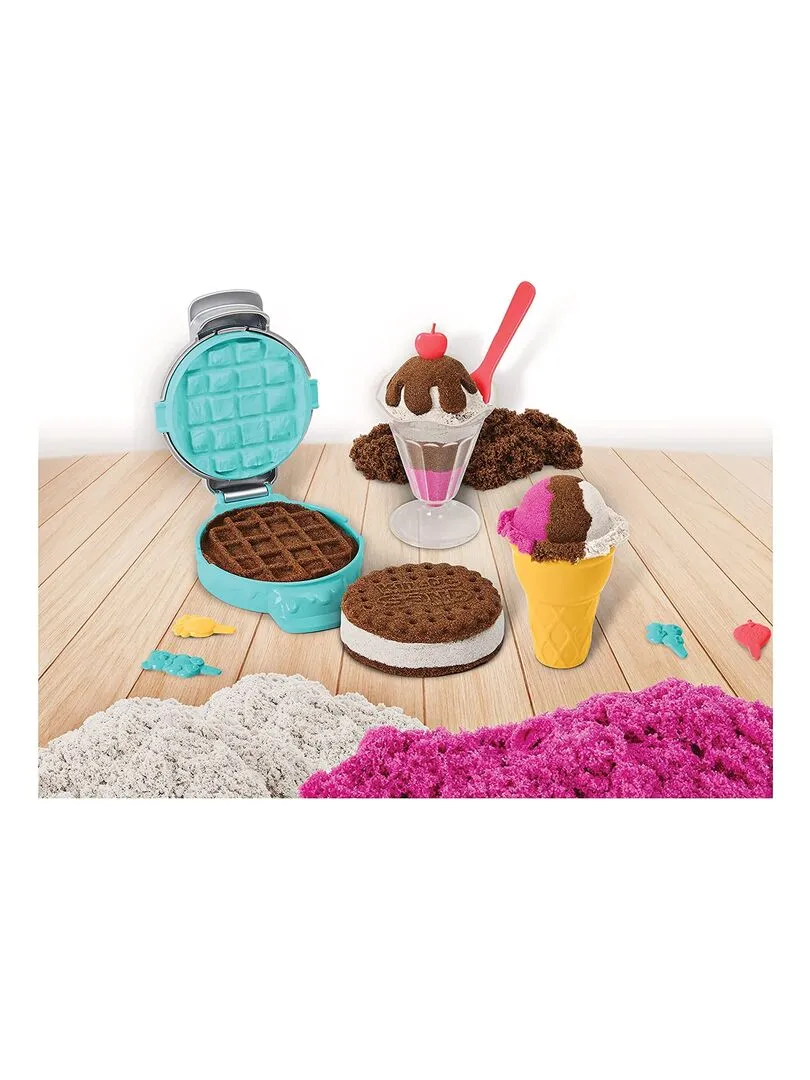 Kinetic Sand Set de crème glacée avec du sable parfumé - N/A