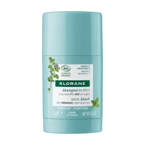 KLORANE Menthe Aquatique bio - Masque en stick visage 25g