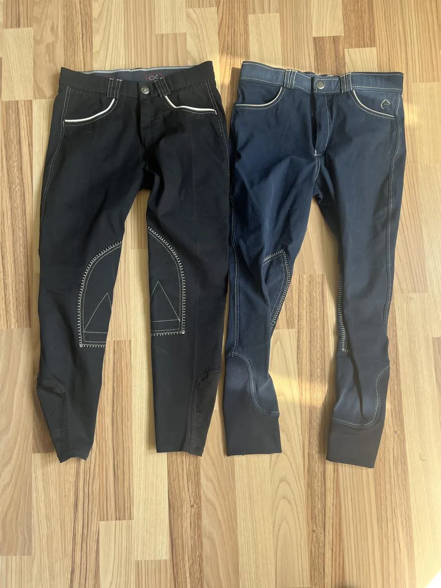 Lot 2 pantalons neuf 12 ans komutekir/equitheme