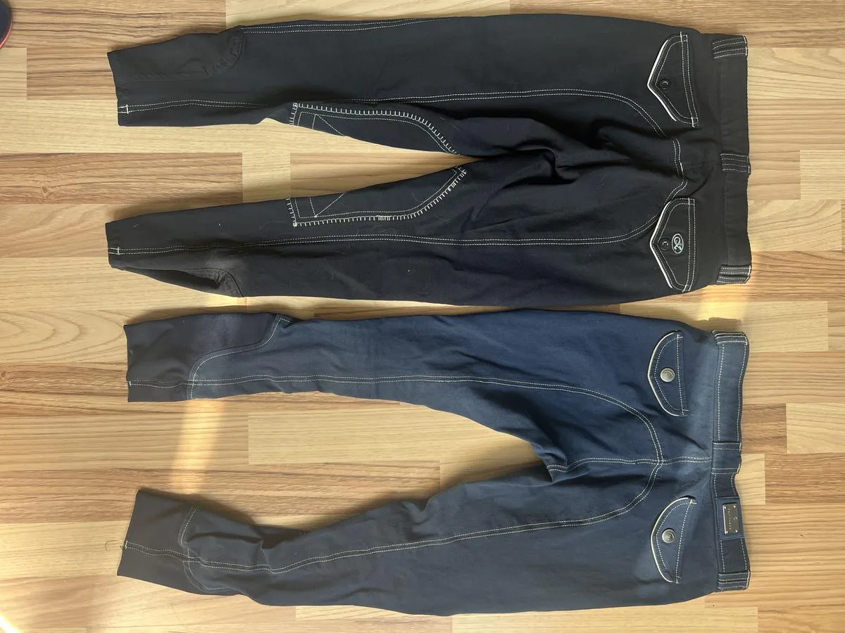 Lot 2 pantalons neuf 12 ans komutekir/equitheme