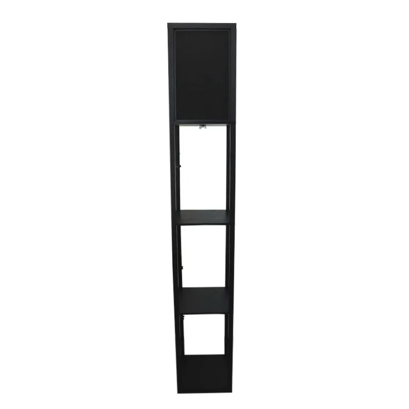 Moderne vloerlamp zwart, Izabel, met schakelaar