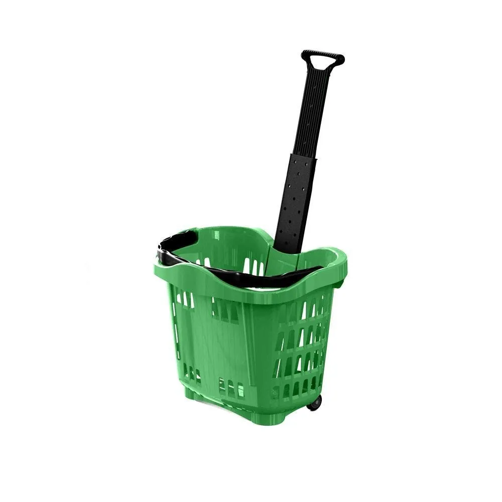 Panier 43L 2 roues vert clair PAN347 - Par 25