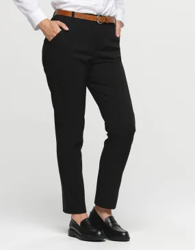 Pantalon habillé noir - Pantalons droits