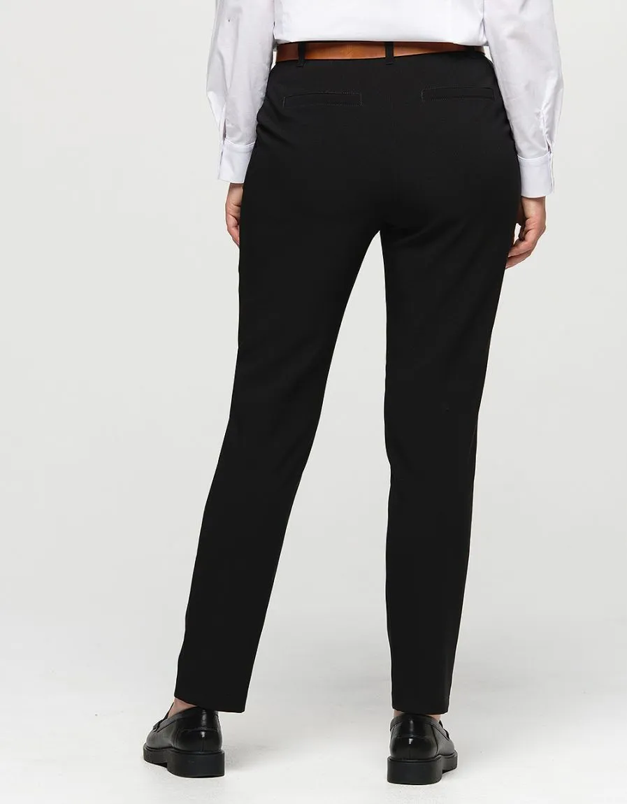 Pantalon habillé noir - Pantalons droits