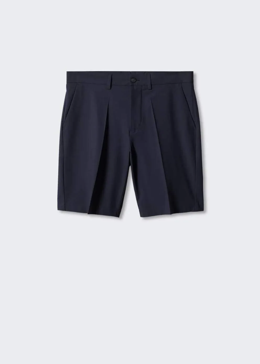 Pantalons | Homme MANGO Bermuda Slim Fit Taille Réglable Bleu Marine