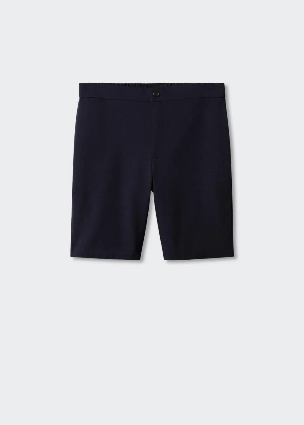 Pantalons | Homme MANGO Bermuda Stretch Résistant à L’eau Bleu Marine