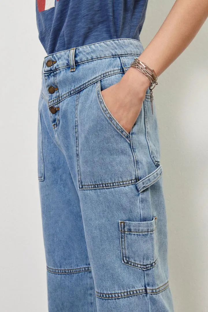 PANTALONS & JEANS ba&sh Femme | TANGUY. Bleu