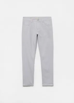 Pantalons Homme | Five-pocket solid colour trousers Gris clair | OVS