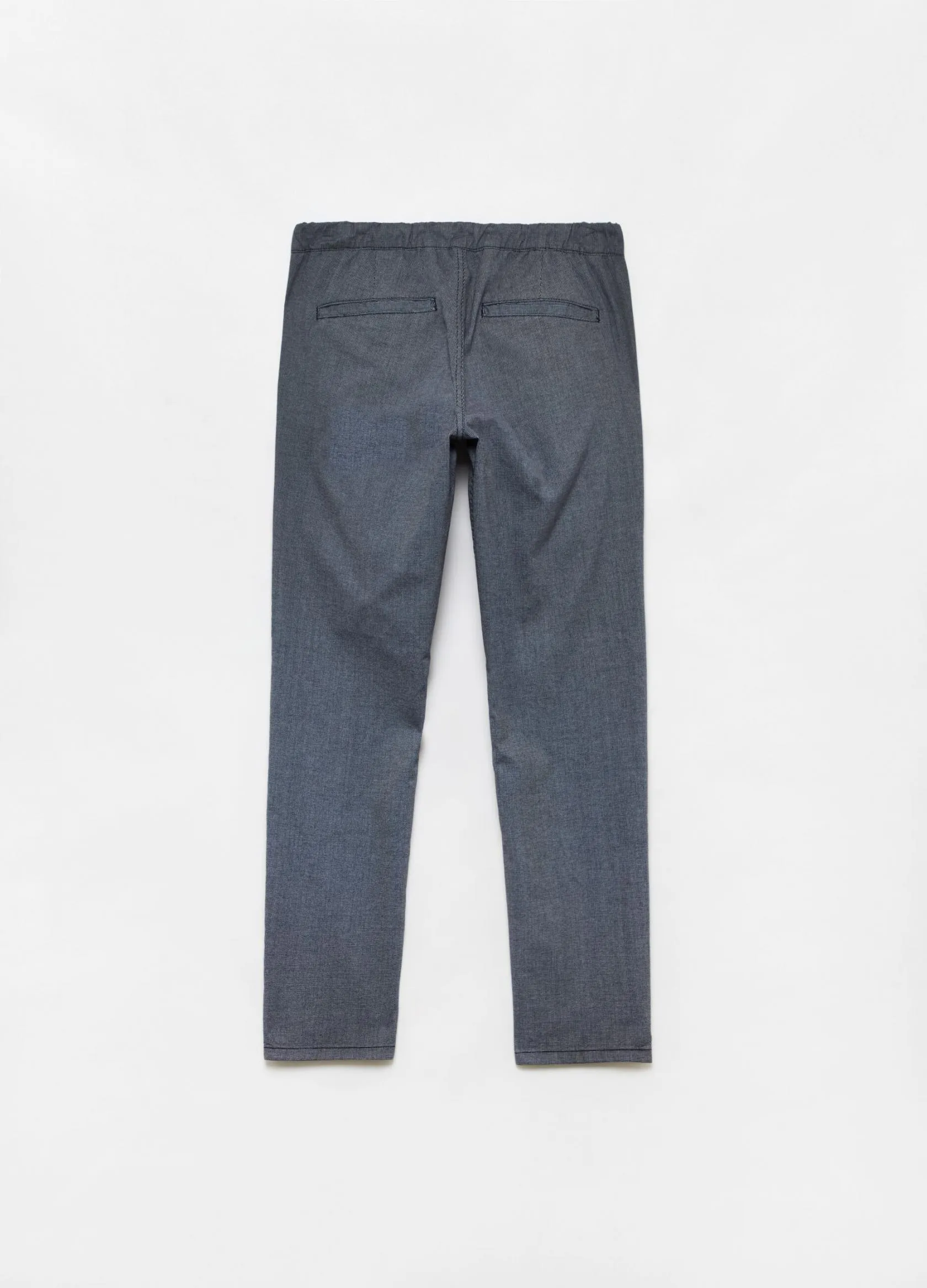 Pantalons Homme | Regular-fit mélange joggers Bleu/Blanc | OVS