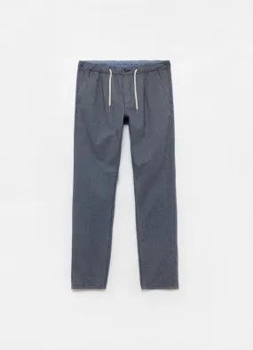 Pantalons Homme | Regular-fit mélange joggers Bleu/Blanc | OVS