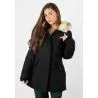 Paragoose Nina HEAT Doudoune Courte Femme Hiver Chaude Imperméable Chauffante Avec Capuche À Fourrure