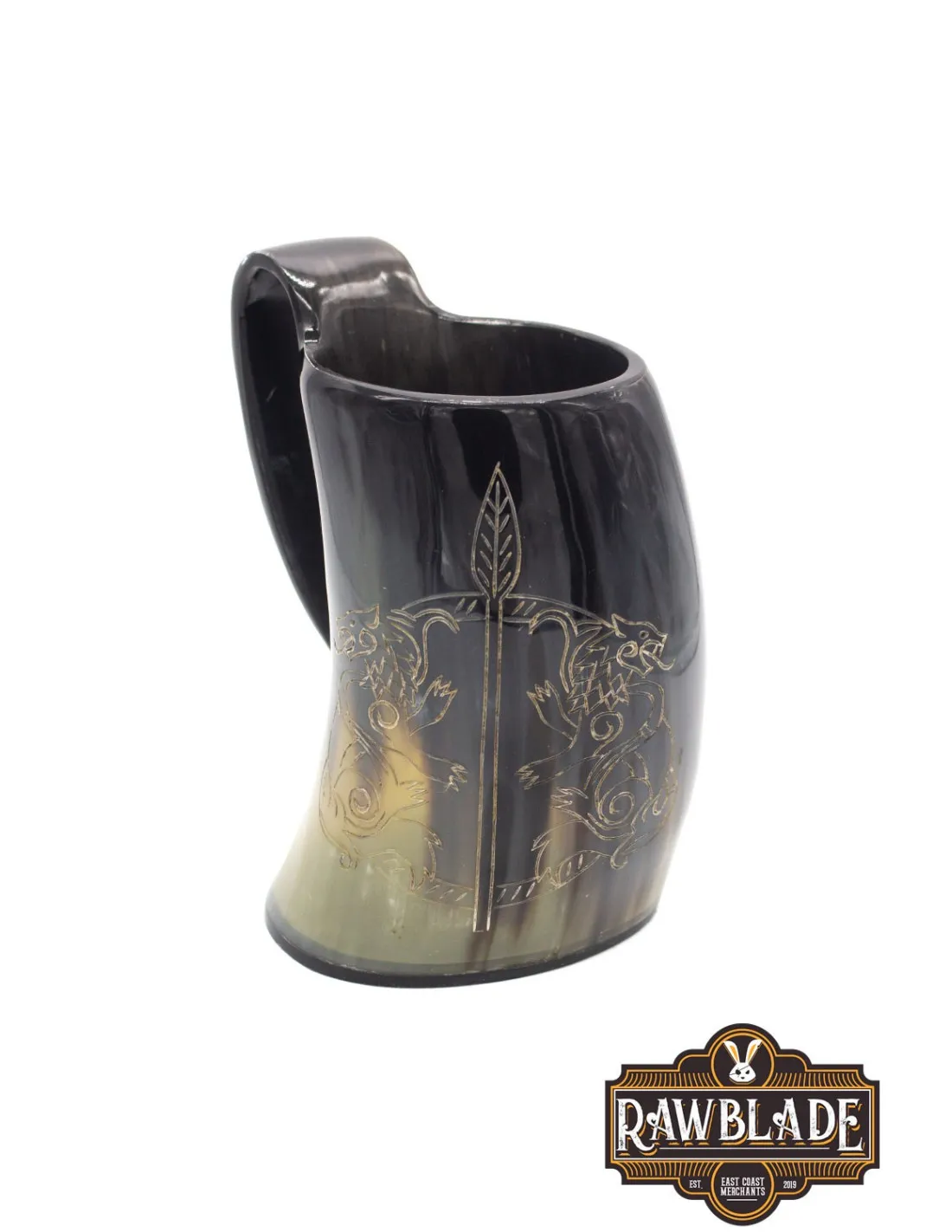 Pichet en bois celtique Big Lugh (0,5 l.) ⚔️ Boutique Épées