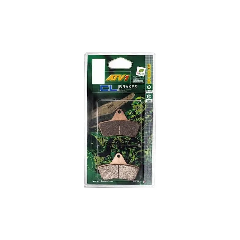 Plaquettes de frein CL BRAKES 2827ATV1 Quad métal fritté