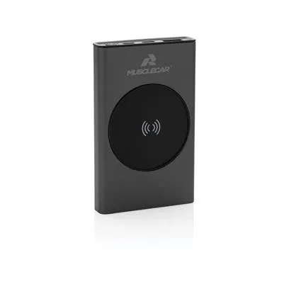 Powerbank publicitaire en aluminium recyclé - 5000mAh - STERRA - Vertlapub