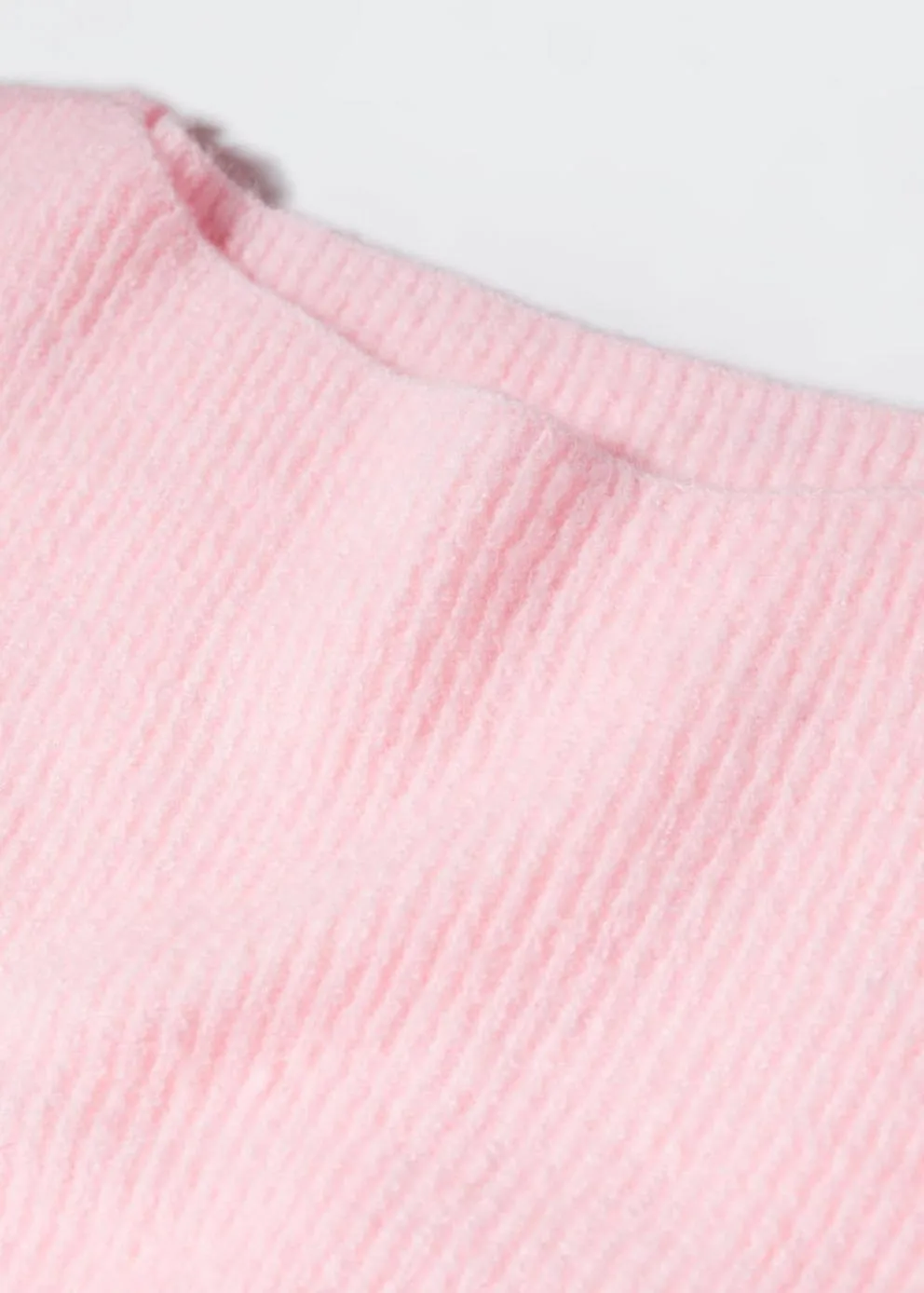 Pulls Et Cardigans | Femme MANGO Pull-over Côtelé Col Bateau Rose