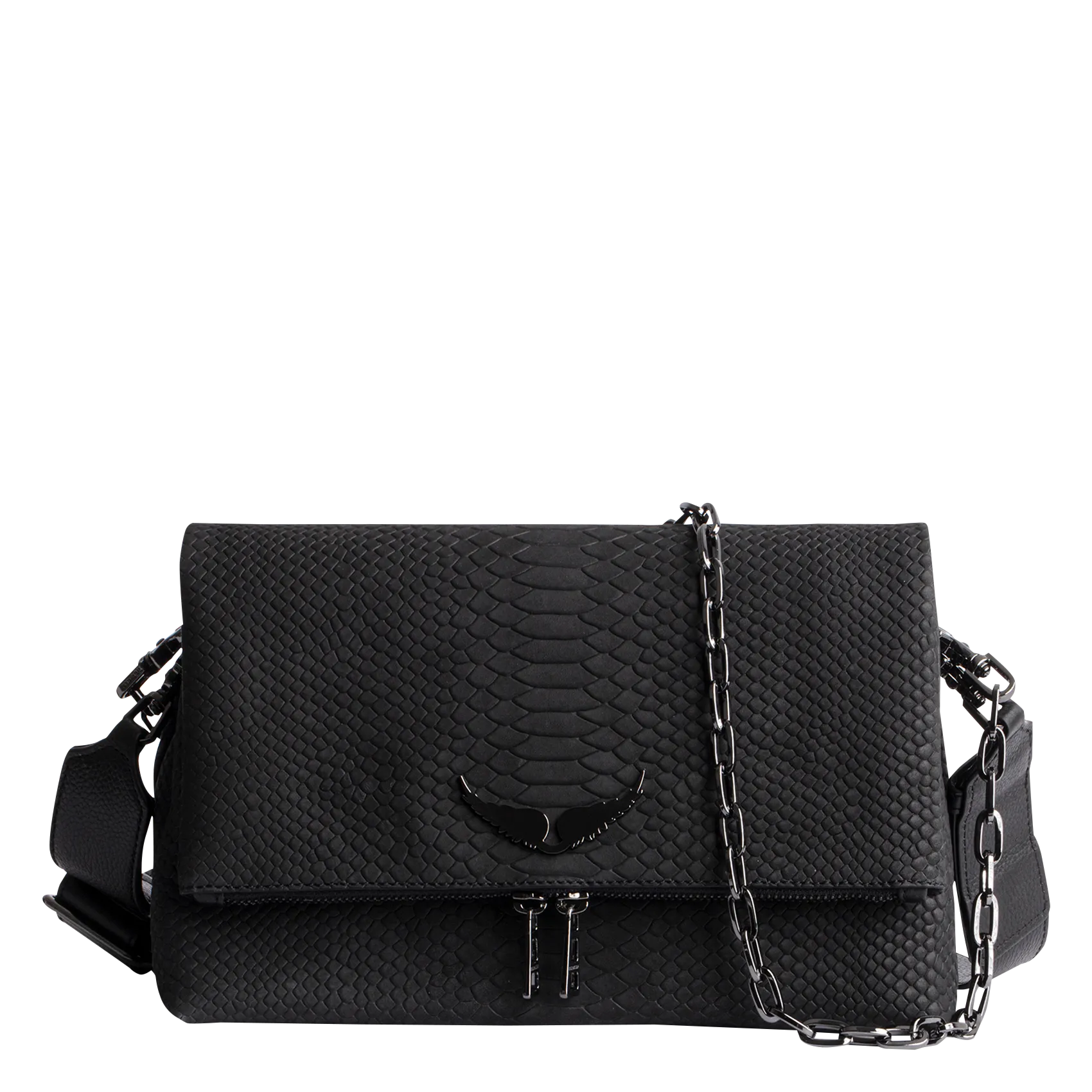 SAC BANDOULIèRE EN CUIR ASPECT PHYTON ROCKY - ZADIG&VOLTAIRE pour FEMME | Printemps