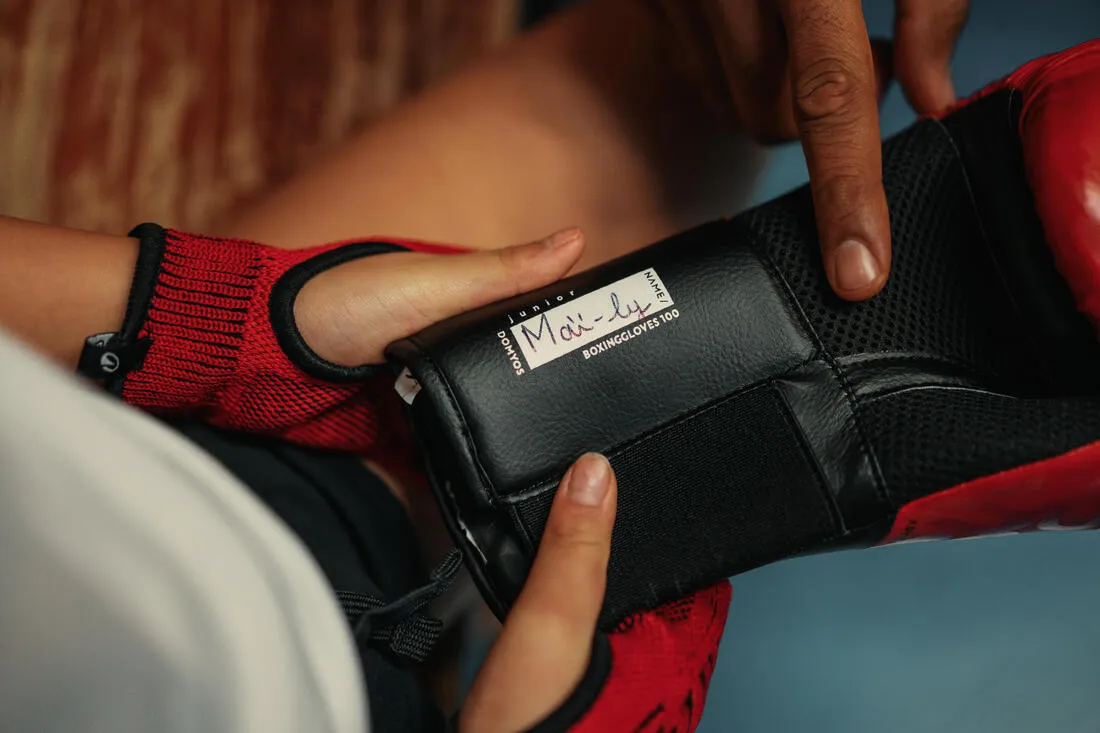 Sous-gants de boxe enfant  - rouges