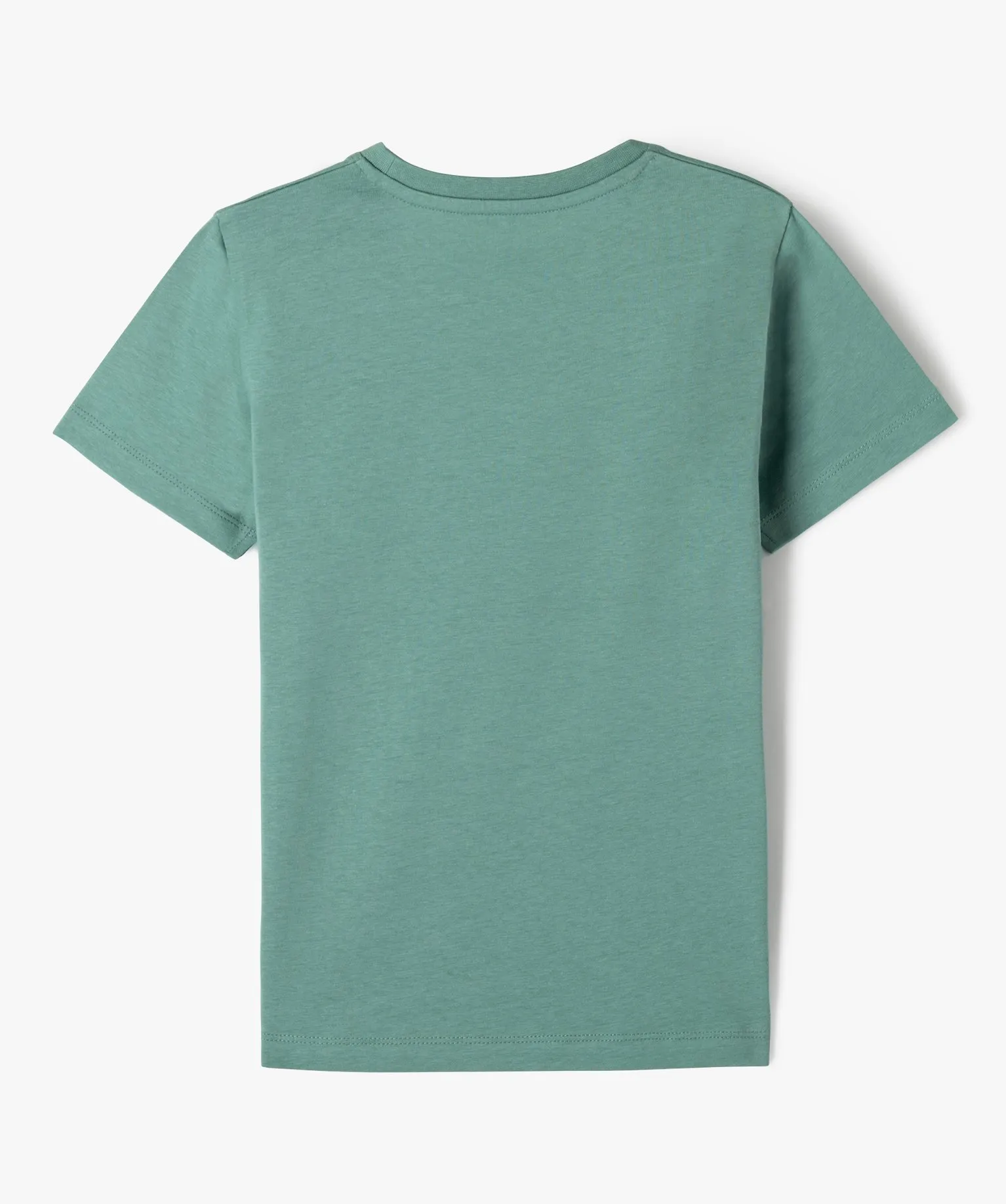 tee-shirt a manches courtes avec motif streetwear garcon vert tee-shirts