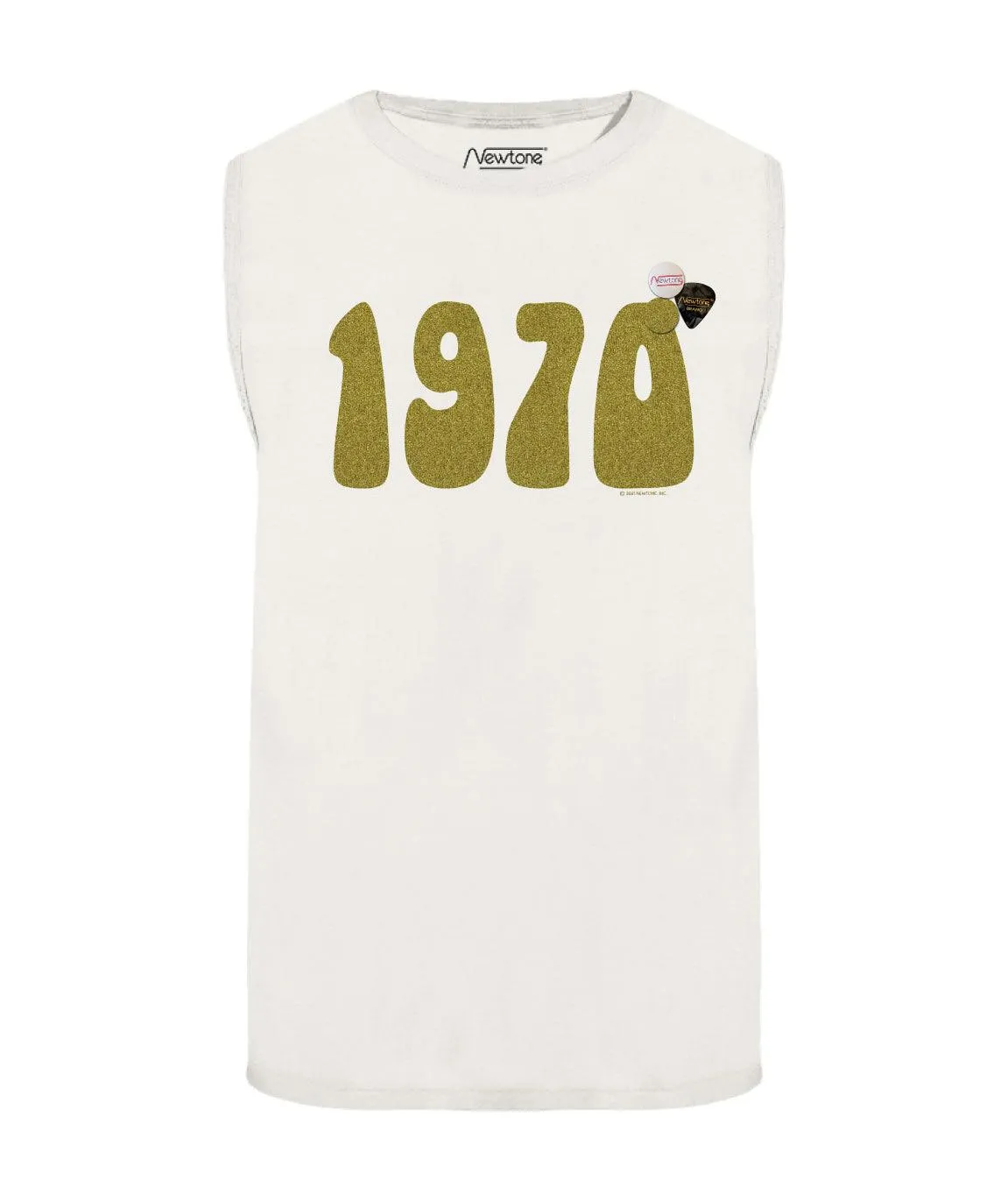 Tee shirt biker dirty white 1970 SS22