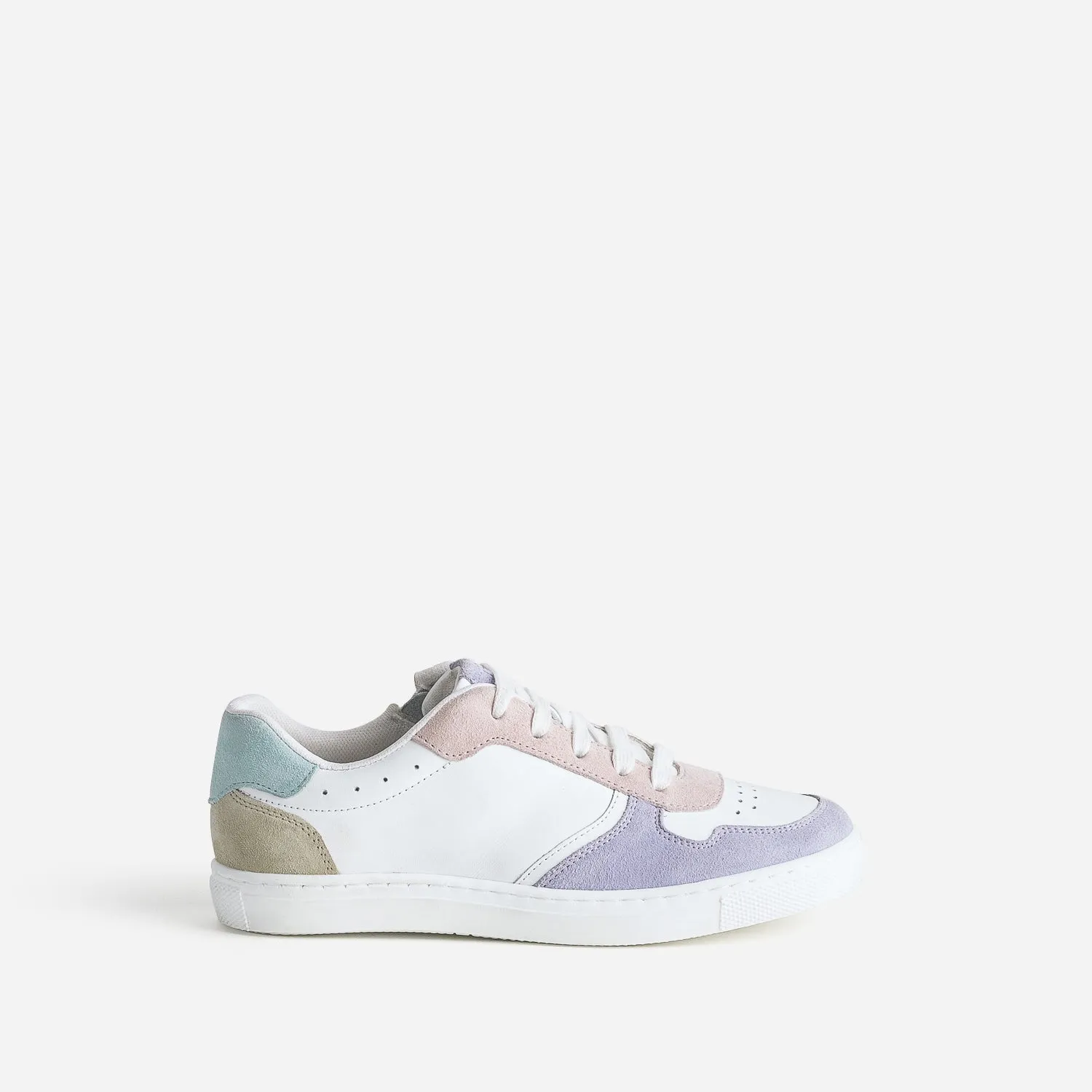 Tennis BUGGY cuir blanc et pastel - Baskets Enfant | ERAM