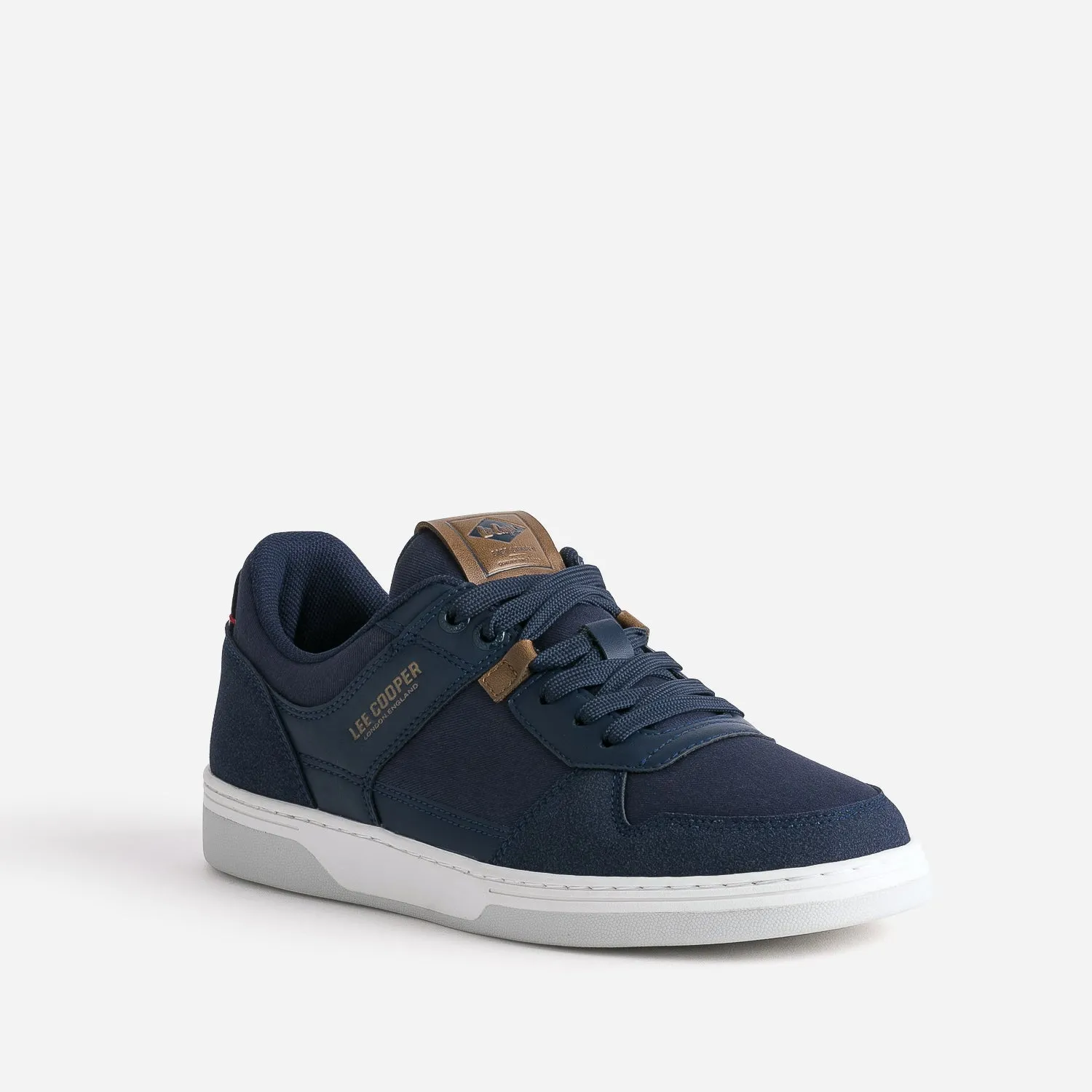 Tennis LEE COOPER marine mix matières - Baskets / Tennis Homme | ERAM