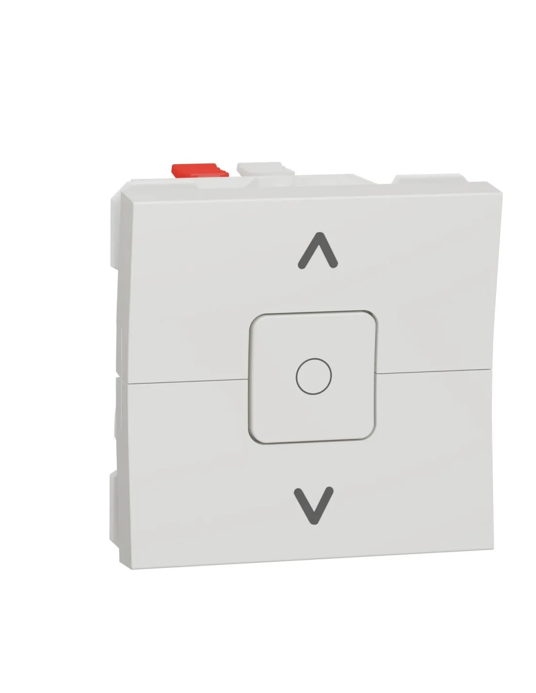 Unica inter volet-roulant 3 touches 6A 2 mod Blanc anti méca seul SCHNEIDER NU320820
