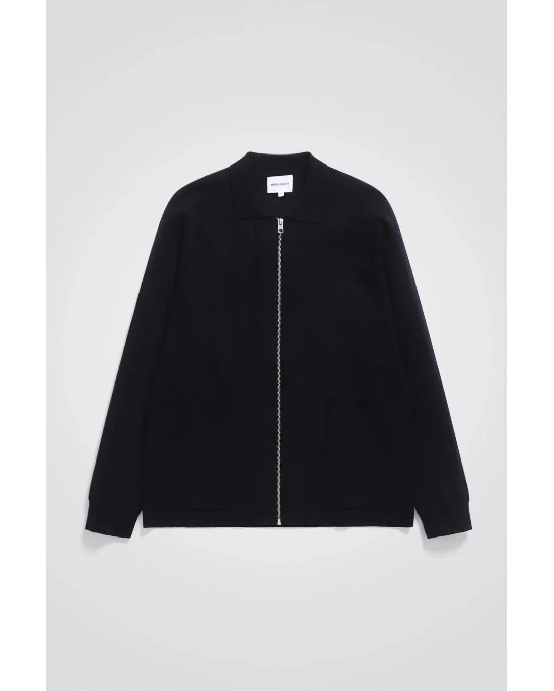 VESTE BJARNE MERINO ZIP DARK NAVY - Norse Projects | Chez Maman Rouen