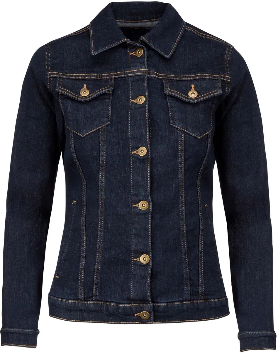 Veste - blouson jean - K6137 - bleu denim - femme 