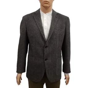 Veste costume Marc O'Polo T 50 Blazer en laine chevrons gris brun