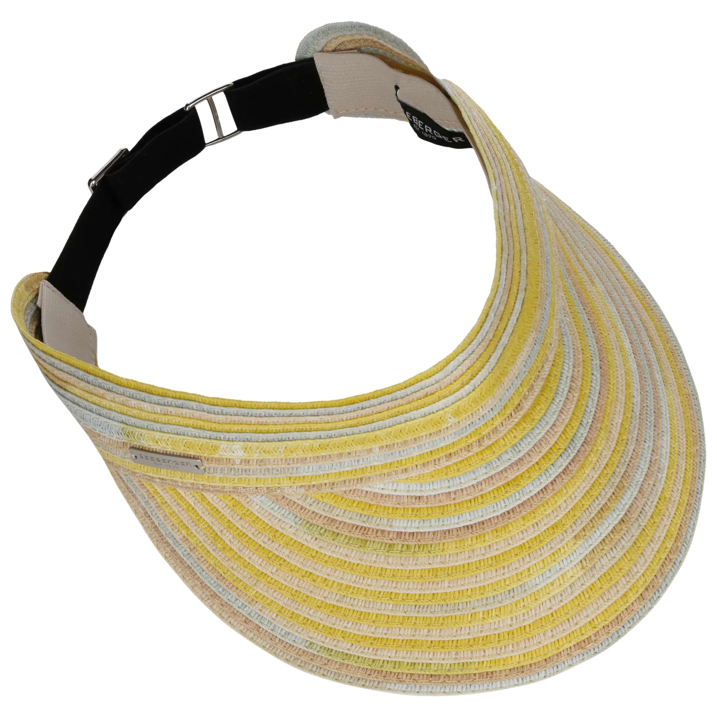 Visière en Paille Multicolour by Seeberger --> Chapeaux, casquettes & bonnets en ligne ▷ Chapeaushop