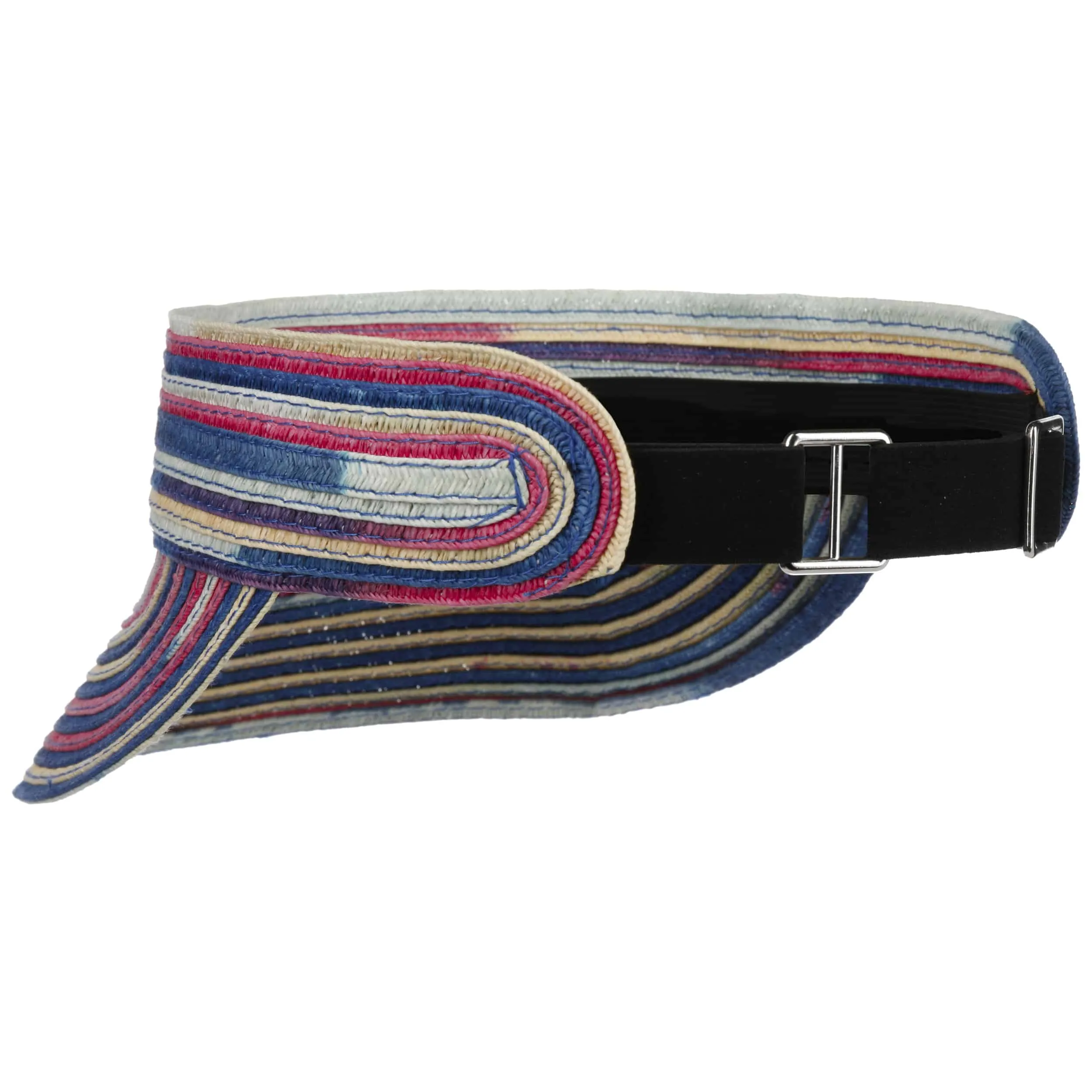 Visière en Paille Multicolour by Seeberger --> Chapeaux, casquettes & bonnets en ligne ▷ Chapeaushop